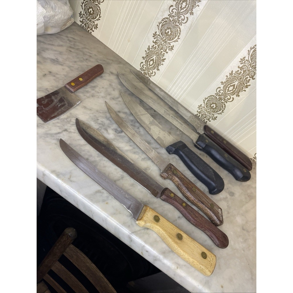 Seven Sharpened Knives | Tramontina Washington Forge Yorktowne Vanadium